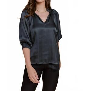 NEW SOFIA andrea blouse in pewter